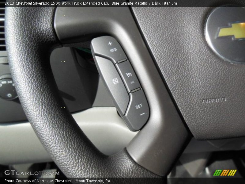 Blue Granite Metallic / Dark Titanium 2013 Chevrolet Silverado 1500 Work Truck Extended Cab