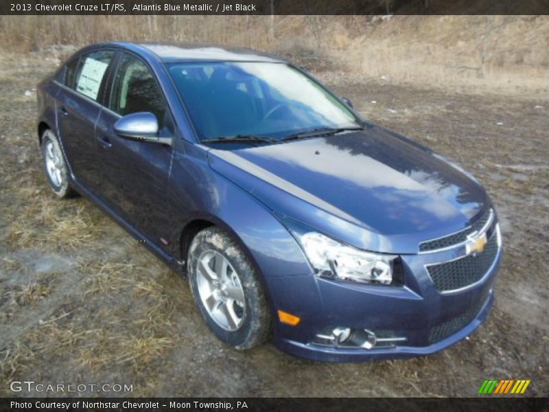 Atlantis Blue Metallic / Jet Black 2013 Chevrolet Cruze LT/RS