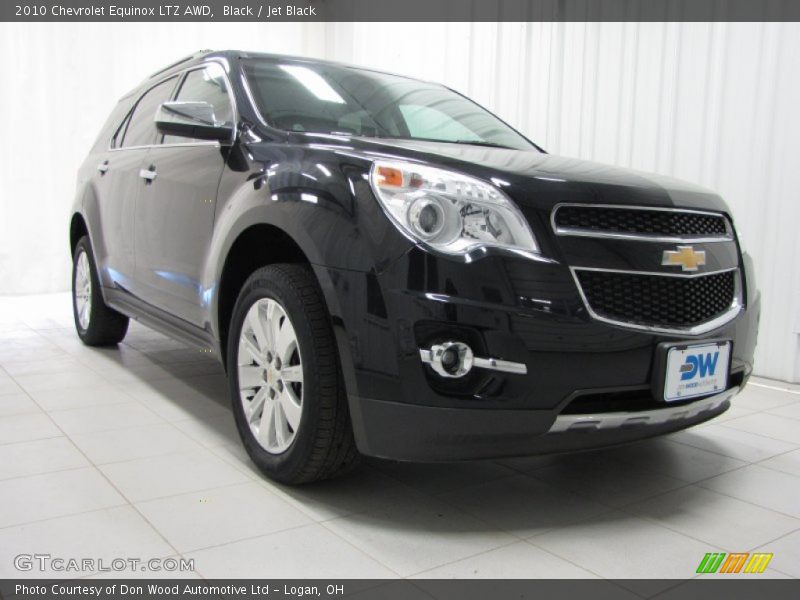 Black / Jet Black 2010 Chevrolet Equinox LTZ AWD