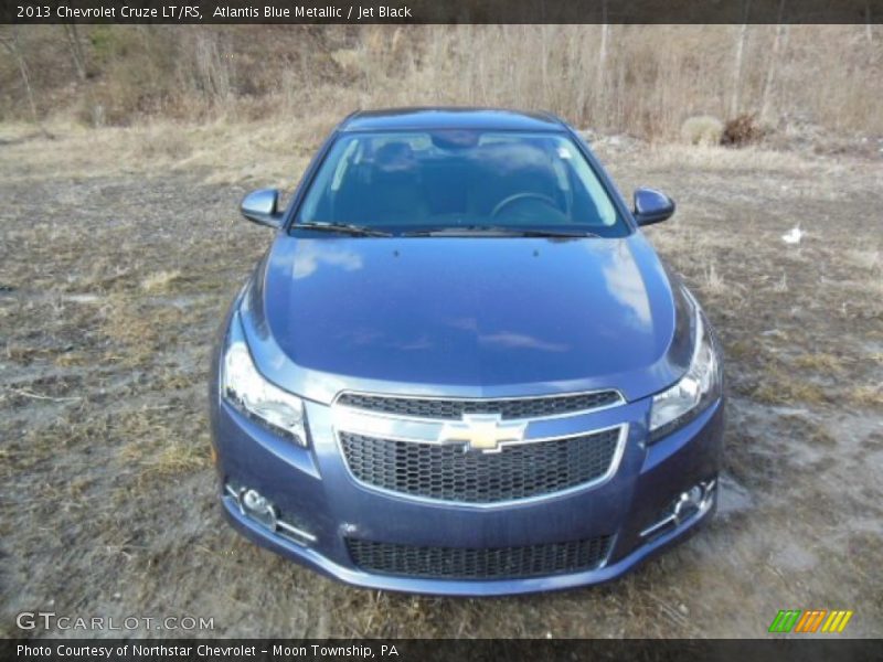 Atlantis Blue Metallic / Jet Black 2013 Chevrolet Cruze LT/RS