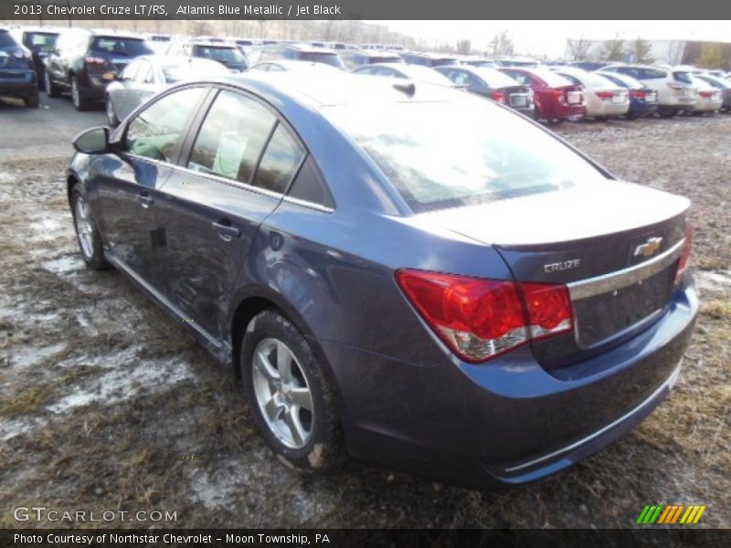Atlantis Blue Metallic / Jet Black 2013 Chevrolet Cruze LT/RS