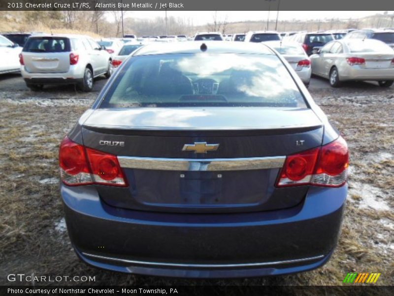 Atlantis Blue Metallic / Jet Black 2013 Chevrolet Cruze LT/RS