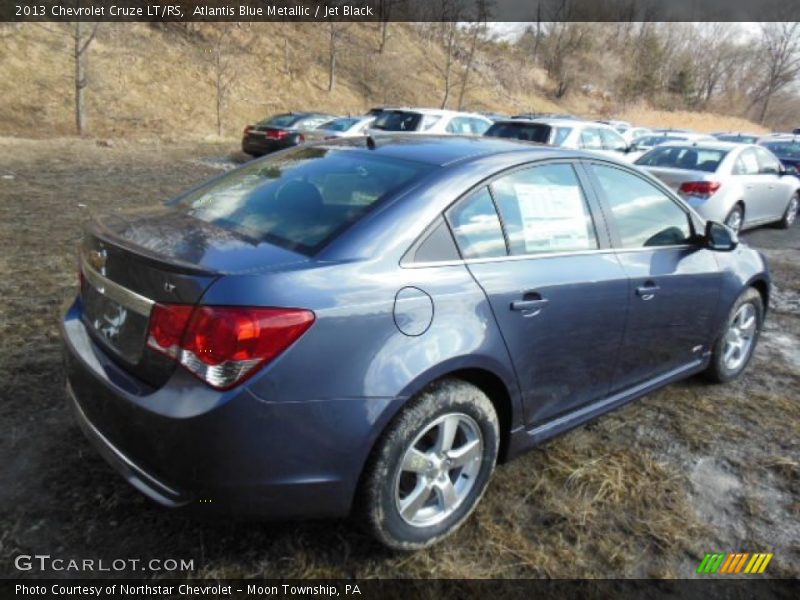 Atlantis Blue Metallic / Jet Black 2013 Chevrolet Cruze LT/RS