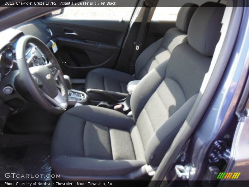 Atlantis Blue Metallic / Jet Black 2013 Chevrolet Cruze LT/RS