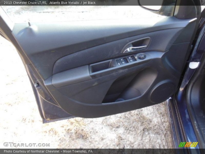 Atlantis Blue Metallic / Jet Black 2013 Chevrolet Cruze LT/RS