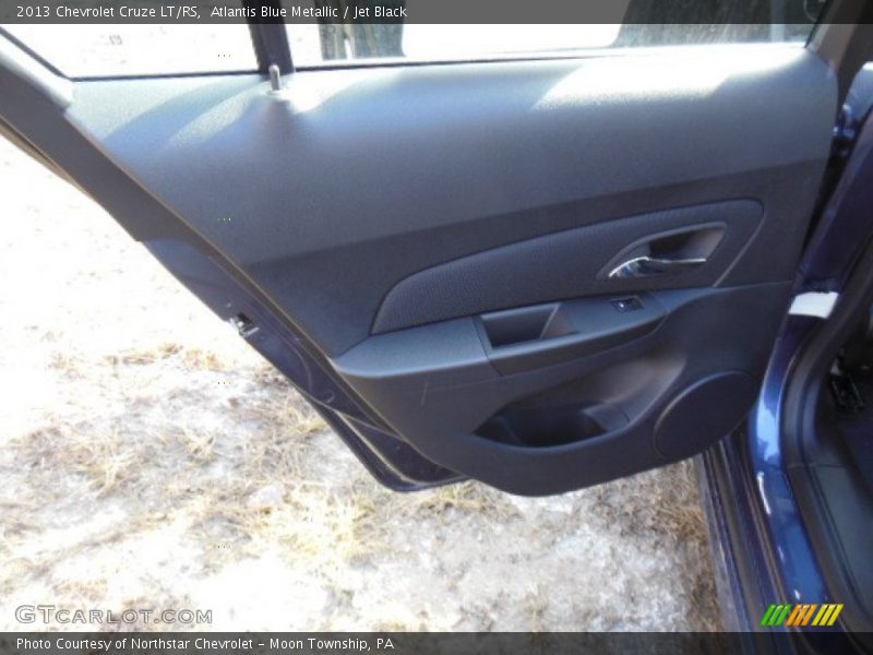 Atlantis Blue Metallic / Jet Black 2013 Chevrolet Cruze LT/RS