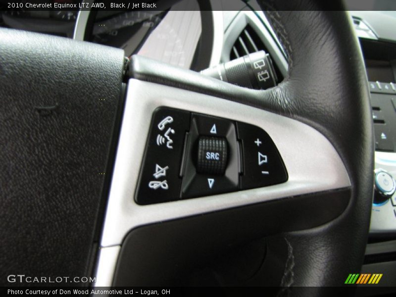 Black / Jet Black 2010 Chevrolet Equinox LTZ AWD