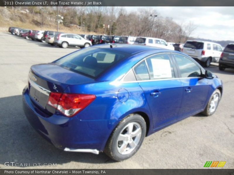 Blue Topaz Metallic / Jet Black 2013 Chevrolet Cruze LT