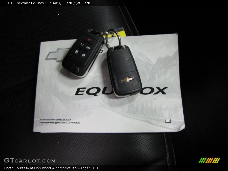 Black / Jet Black 2010 Chevrolet Equinox LTZ AWD