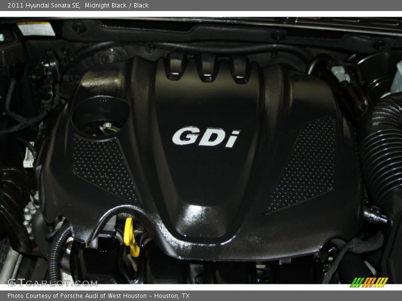 Midnight Black / Black 2011 Hyundai Sonata SE