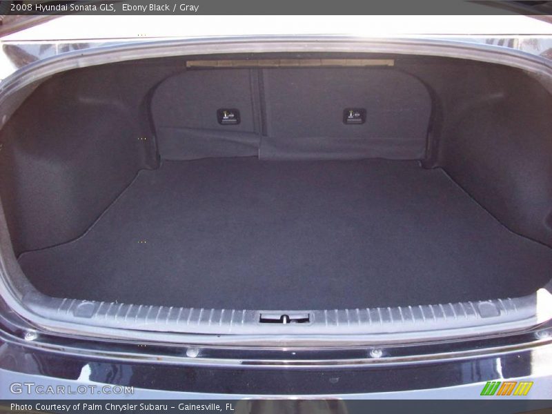 Ebony Black / Gray 2008 Hyundai Sonata GLS