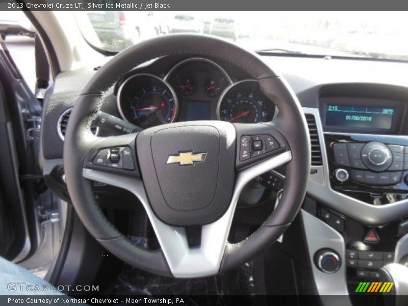Silver Ice Metallic / Jet Black 2013 Chevrolet Cruze LT