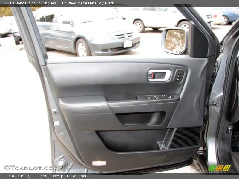 Polished Metal Metallic / Black 2010 Honda Pilot Touring 4WD