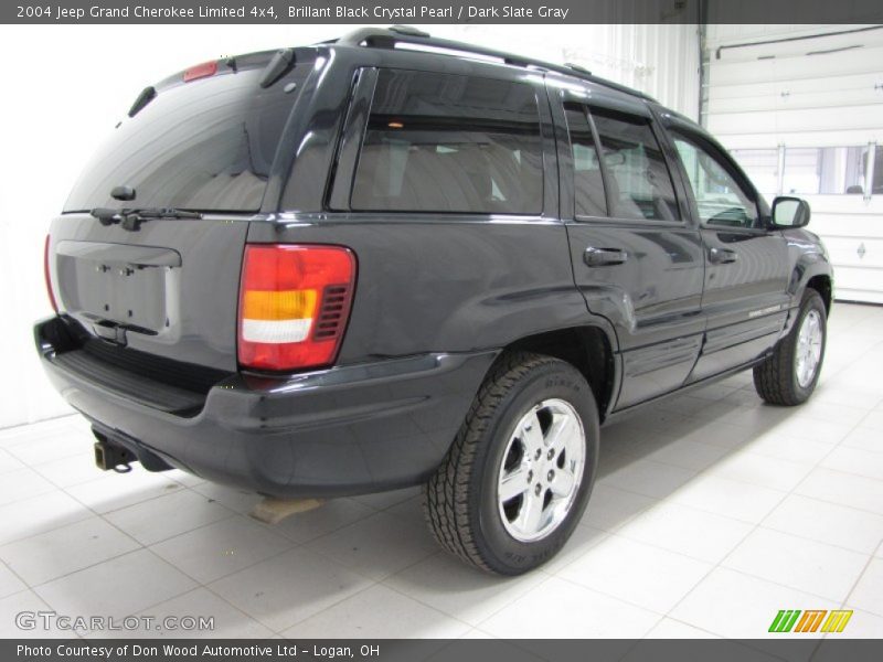 Brillant Black Crystal Pearl / Dark Slate Gray 2004 Jeep Grand Cherokee Limited 4x4