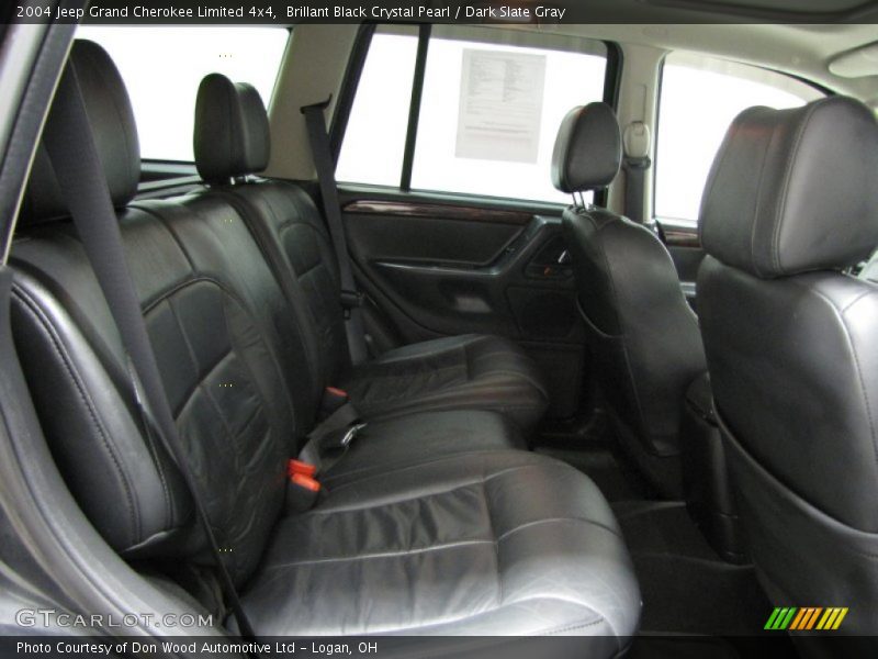 Brillant Black Crystal Pearl / Dark Slate Gray 2004 Jeep Grand Cherokee Limited 4x4
