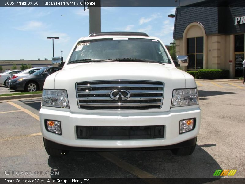 Tuscan Pearl White / Graphite 2005 Infiniti QX 56
