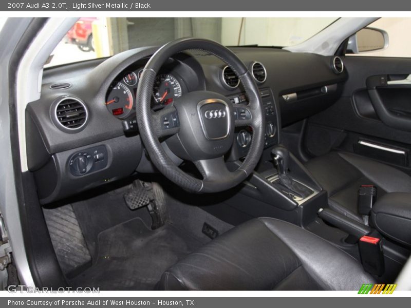 Light Silver Metallic / Black 2007 Audi A3 2.0T