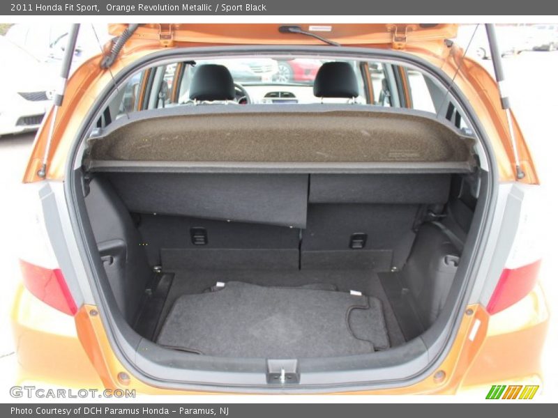 Orange Revolution Metallic / Sport Black 2011 Honda Fit Sport