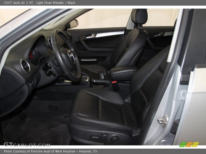 Light Silver Metallic / Black 2007 Audi A3 2.0T