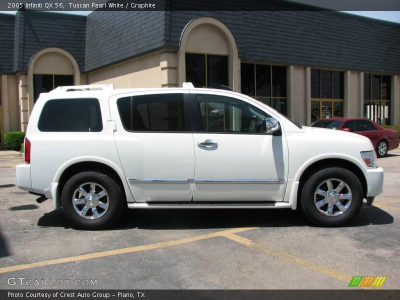 Tuscan Pearl White / Graphite 2005 Infiniti QX 56