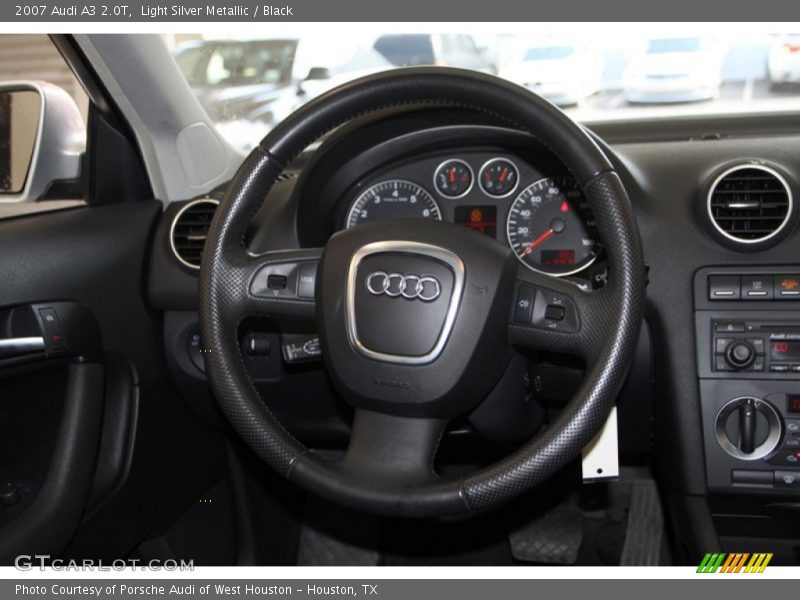 Light Silver Metallic / Black 2007 Audi A3 2.0T