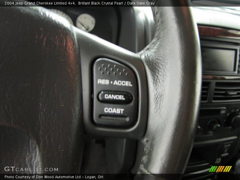 Brillant Black Crystal Pearl / Dark Slate Gray 2004 Jeep Grand Cherokee Limited 4x4