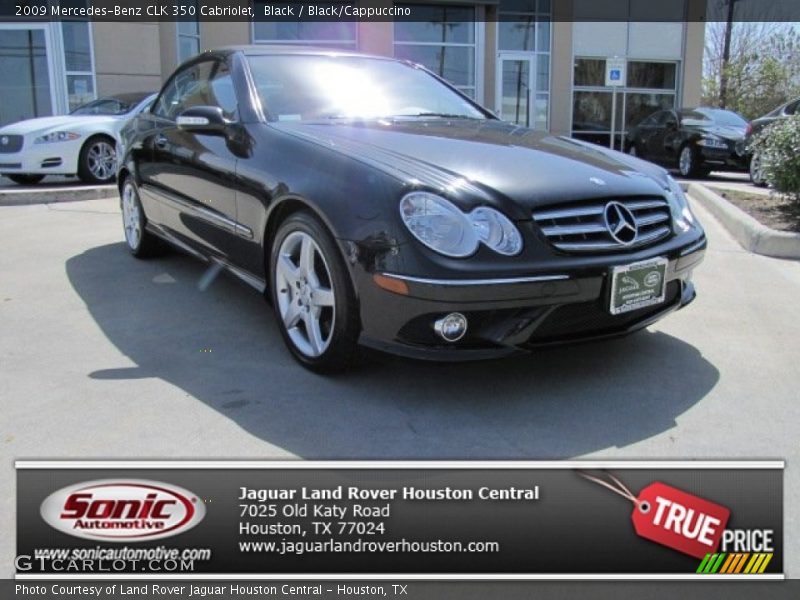 Black / Black/Cappuccino 2009 Mercedes-Benz CLK 350 Cabriolet