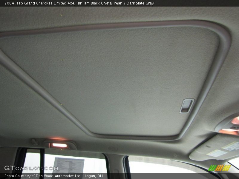 Brillant Black Crystal Pearl / Dark Slate Gray 2004 Jeep Grand Cherokee Limited 4x4