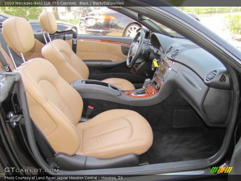 Front Seat of 2009 CLK 350 Cabriolet