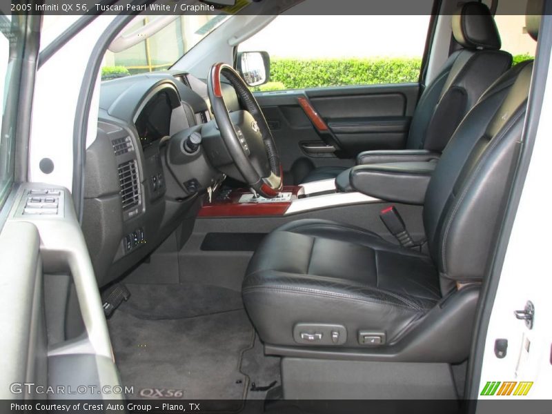 Tuscan Pearl White / Graphite 2005 Infiniti QX 56