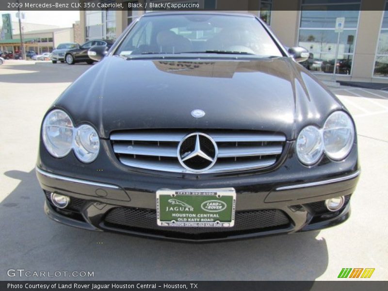 Black / Black/Cappuccino 2009 Mercedes-Benz CLK 350 Cabriolet