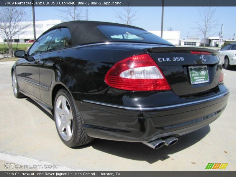 Black / Black/Cappuccino 2009 Mercedes-Benz CLK 350 Cabriolet