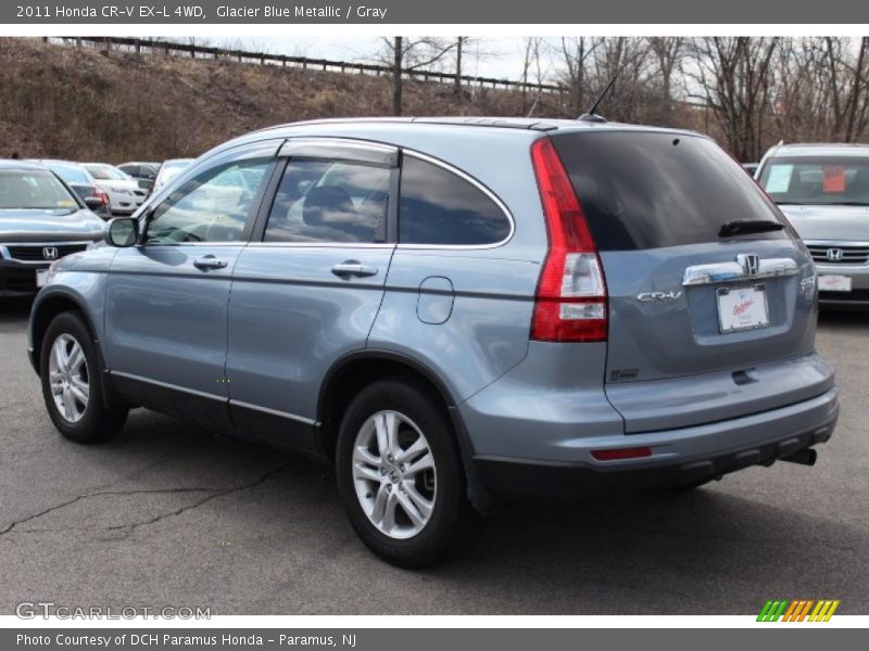 Glacier Blue Metallic / Gray 2011 Honda CR-V EX-L 4WD