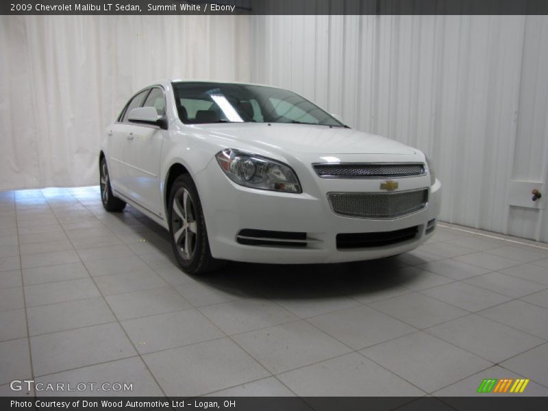 Summit White / Ebony 2009 Chevrolet Malibu LT Sedan