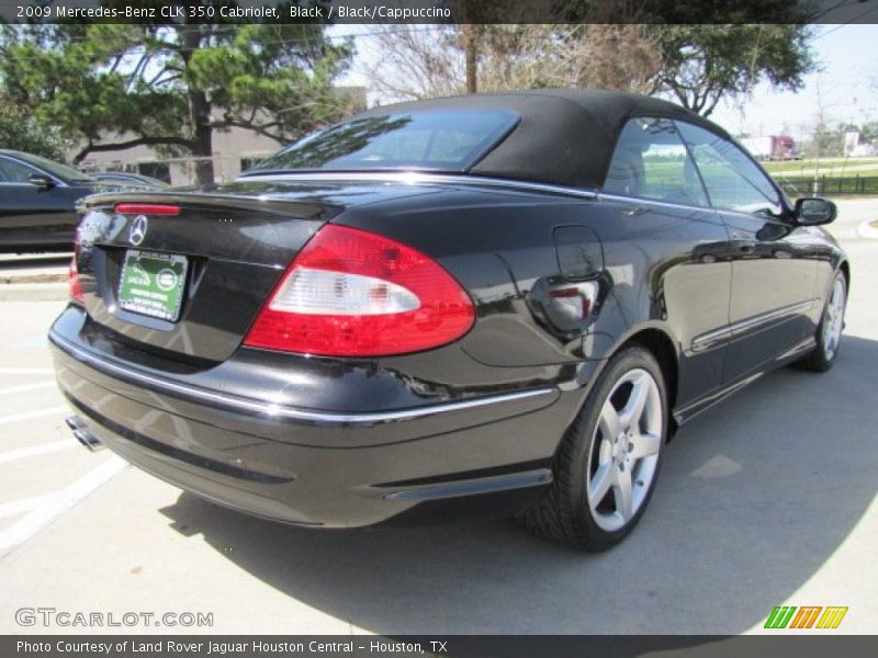 Black / Black/Cappuccino 2009 Mercedes-Benz CLK 350 Cabriolet