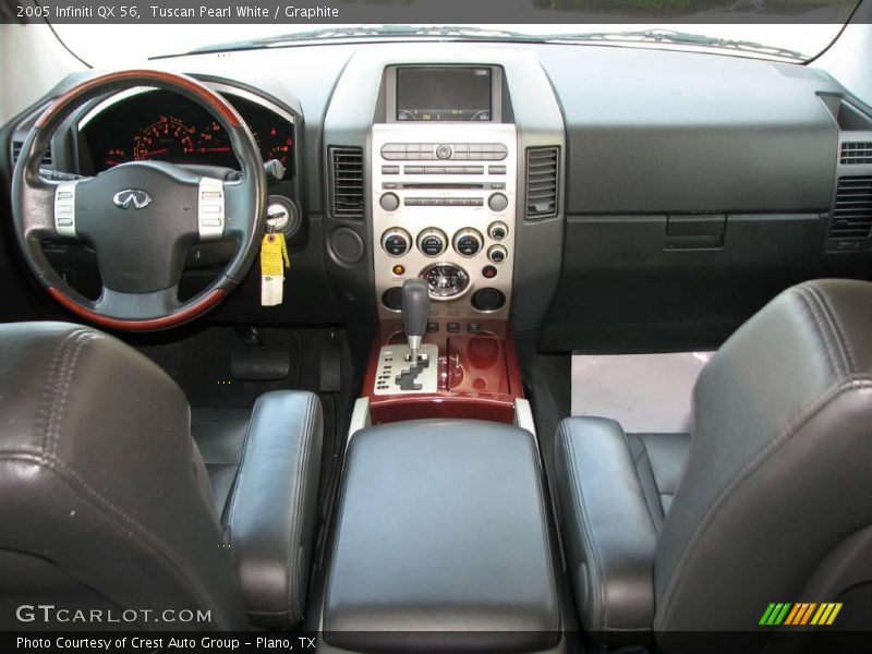 Tuscan Pearl White / Graphite 2005 Infiniti QX 56