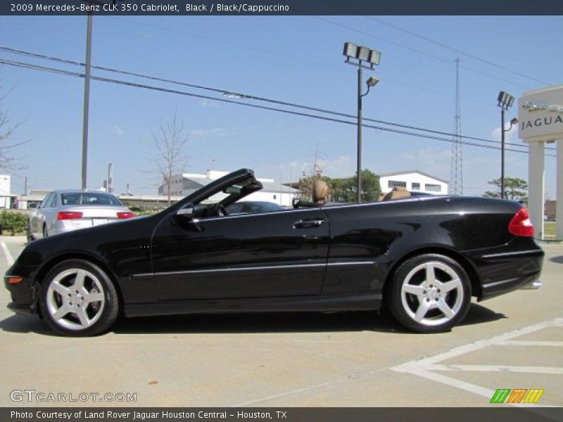 Black / Black/Cappuccino 2009 Mercedes-Benz CLK 350 Cabriolet