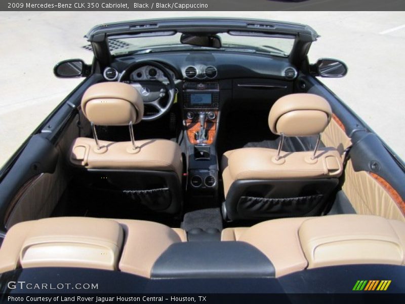 Black / Black/Cappuccino 2009 Mercedes-Benz CLK 350 Cabriolet