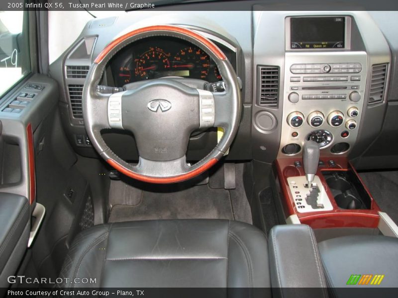 Tuscan Pearl White / Graphite 2005 Infiniti QX 56