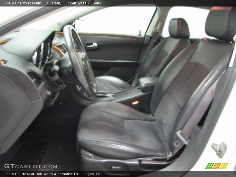 Summit White / Ebony 2009 Chevrolet Malibu LT Sedan