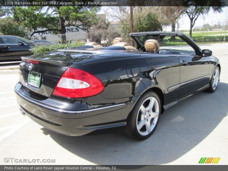 Black / Black/Cappuccino 2009 Mercedes-Benz CLK 350 Cabriolet