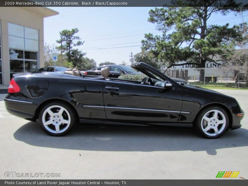 Black / Black/Cappuccino 2009 Mercedes-Benz CLK 350 Cabriolet