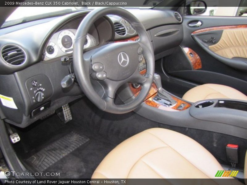 Black / Black/Cappuccino 2009 Mercedes-Benz CLK 350 Cabriolet