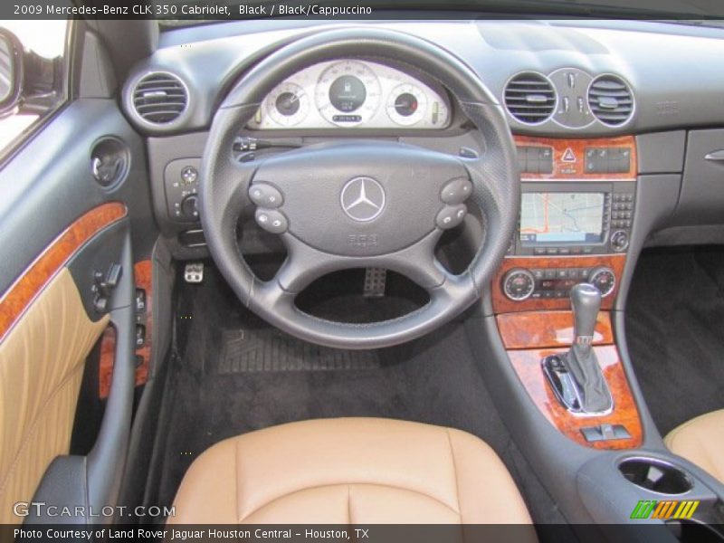 Black / Black/Cappuccino 2009 Mercedes-Benz CLK 350 Cabriolet