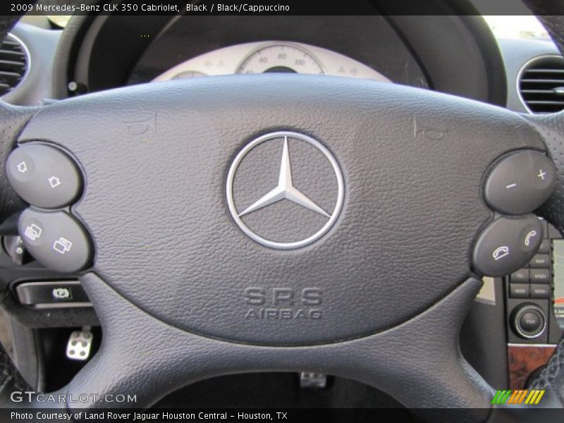 Black / Black/Cappuccino 2009 Mercedes-Benz CLK 350 Cabriolet