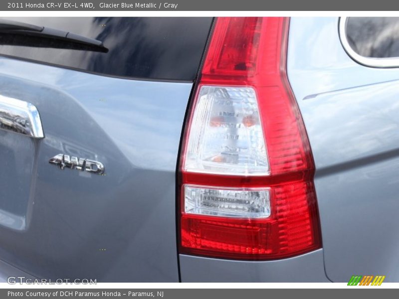 Glacier Blue Metallic / Gray 2011 Honda CR-V EX-L 4WD