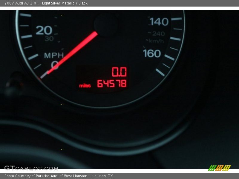 Light Silver Metallic / Black 2007 Audi A3 2.0T