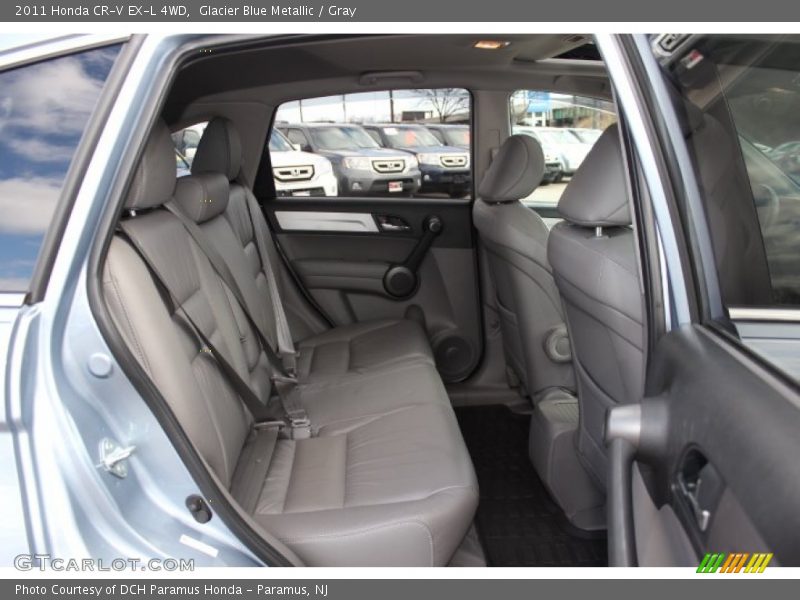 Glacier Blue Metallic / Gray 2011 Honda CR-V EX-L 4WD