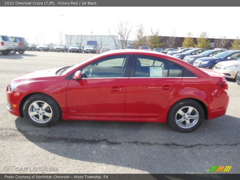 Victory Red / Jet Black 2013 Chevrolet Cruze LT/RS