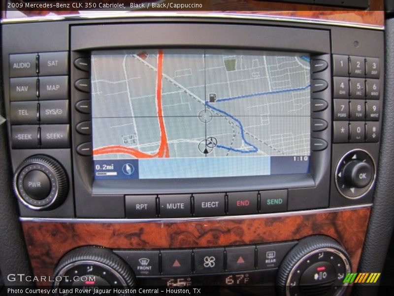 Navigation of 2009 CLK 350 Cabriolet